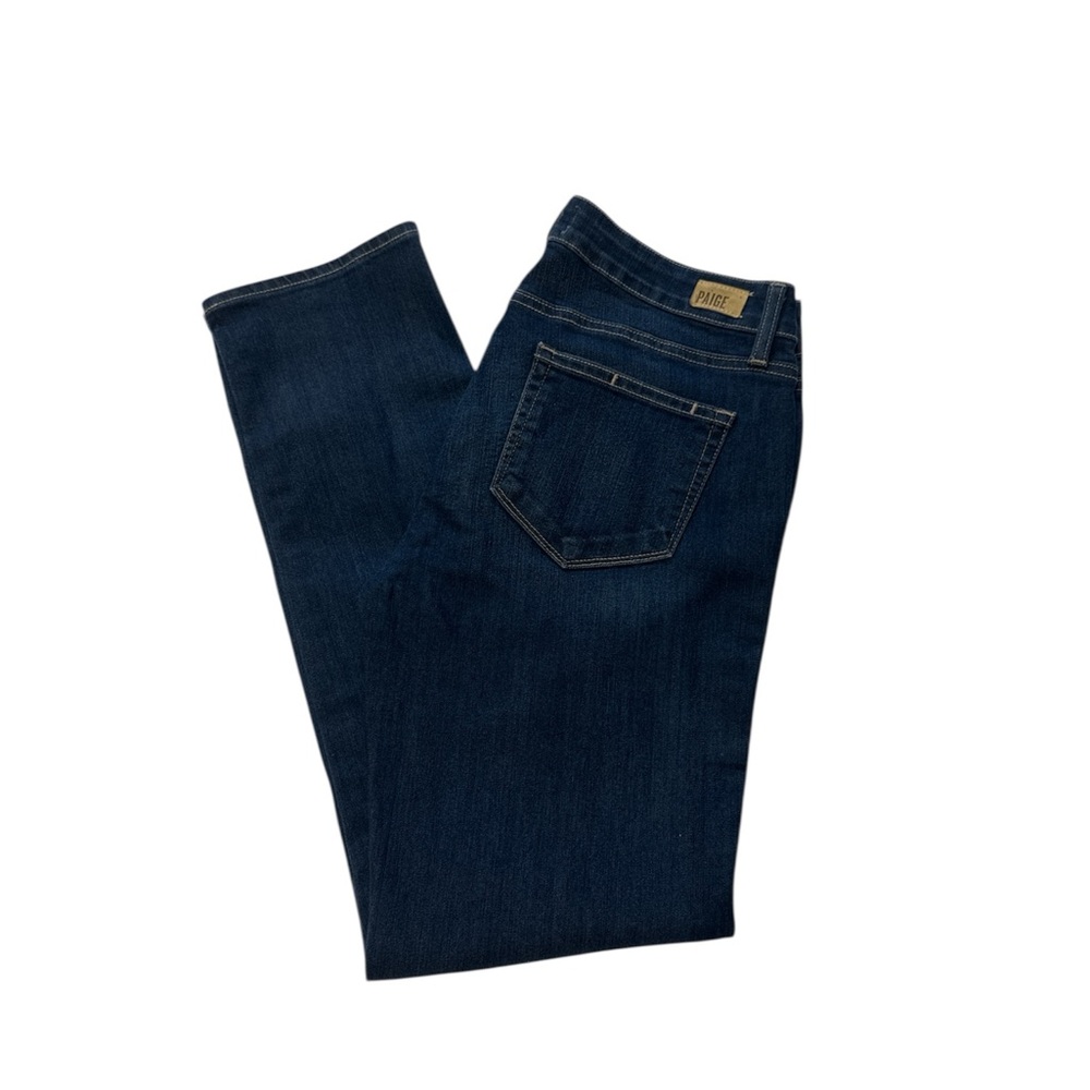 PAIGE Dark Blue Straight Leg‎ Jeans Skyline Ankle Peg size 29 - Picture 4 of 10